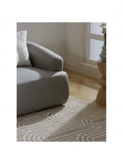 Westwing Collection Handgetufteter Wollteppich Arco in Beige/Cremeweiß, B 80 x L 150 cm (Größe XS) -Teppiche Verkaufsgeschäft Handgetufteter Wollteppich Arco in BeigeCremeweiss 1