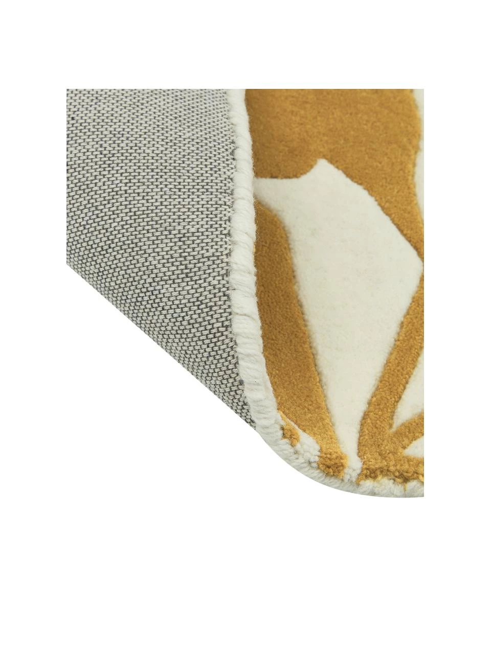 Westwing Collection Handgetufteter Wollteppich Lando in Senfgelb, B 80 x L 150 cm (Größe XS) 7 Westwing Collection Handgetufteter Wollteppich Lando in Senfgelb, B 80 x L 150 cm (Größe XS) – Bild 5