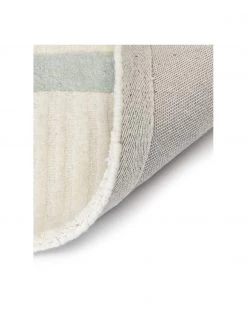 Westwing Collection Handgetufteter Wollteppich Pierre mit Hoch-Tief-Struktur in Blautönen, B 80 x L 150 cm (Größe XS) -Teppiche Verkaufsgeschäft Handgetufteter Wollteppich Pierre mit Hoch Tief Struktur in Blautonen 3