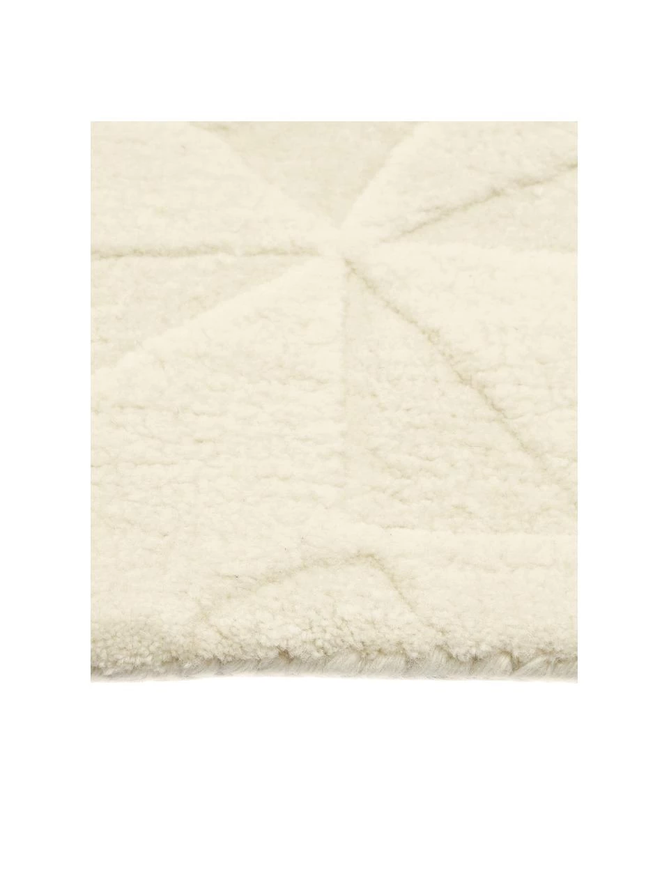Westwing Collection Handgetufteter Wollteppich Rory in Cremeweiß, B 80 x L 150 cm (Größe XS) 5 Westwing Collection Handgetufteter Wollteppich Rory in Cremeweiß, B 80 x L 150 cm (Größe XS) – Bild 3
