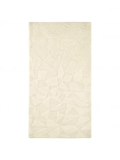 Westwing Collection Handgetufteter Wollteppich Rory in Cremeweiß, B 80 x L 150 cm (Größe XS)