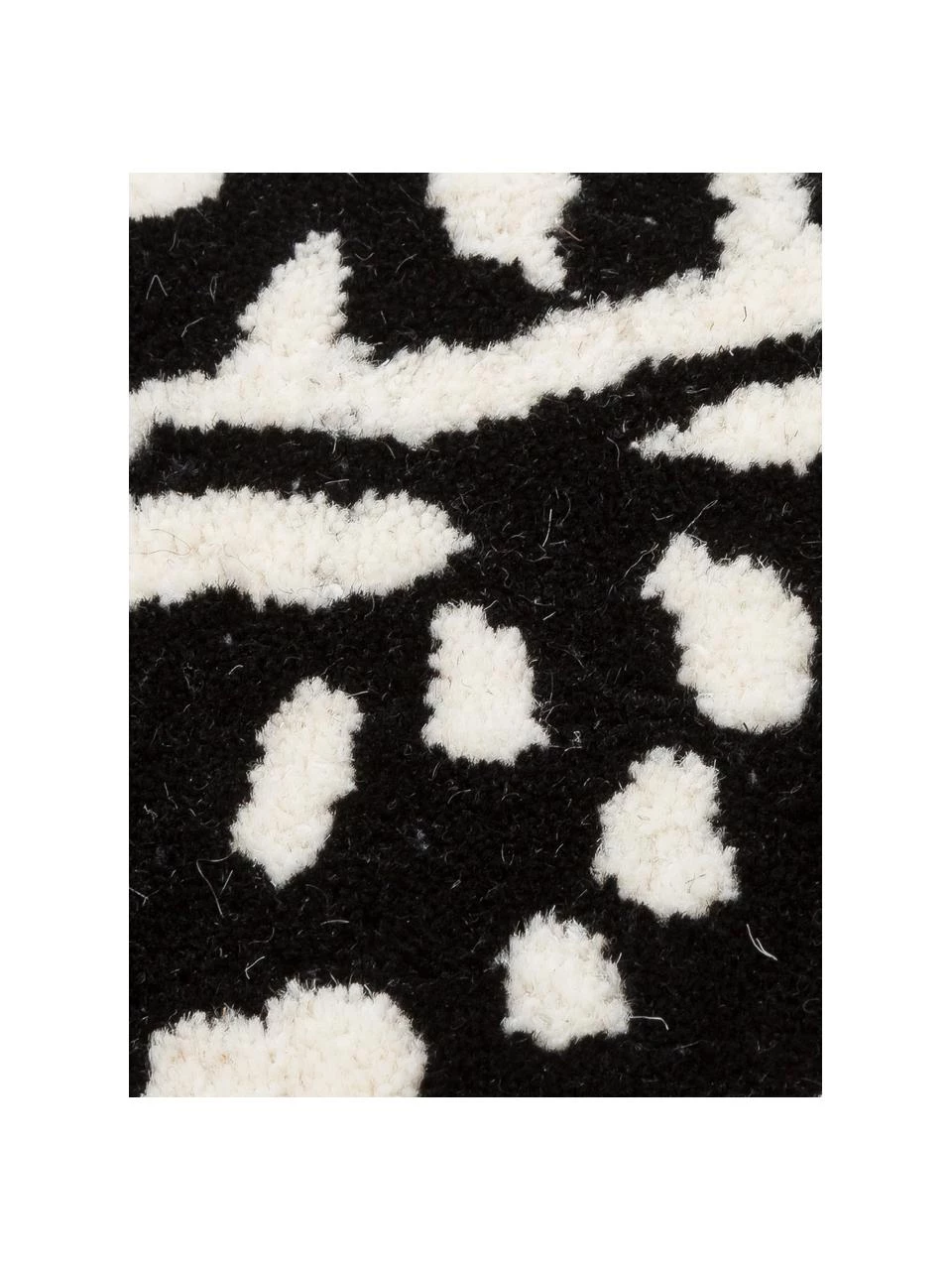 Westwing Collection Handgetufteter Wollteppich Savanna Zebra, B 160 x L 200 cm (Größe M) 6 Westwing Collection Handgetufteter Wollteppich Savanna Zebra, B 160 x L 200 cm (Größe M) – Bild 4