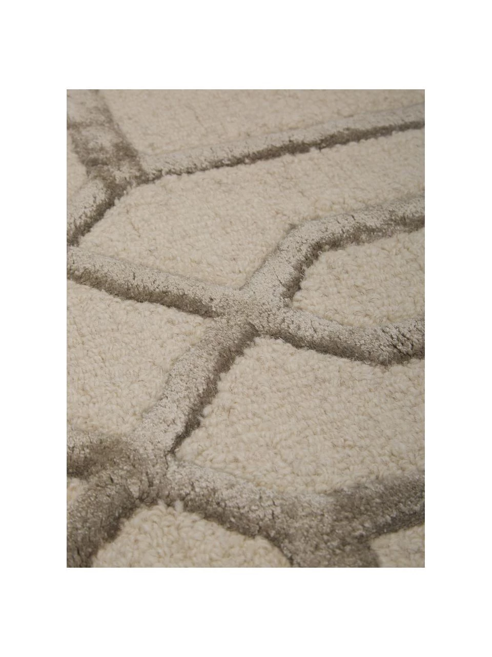 Handgetufteter Wollteppich Vegas mit Hoch-Tief-Effekt, B 200 x L 300 cm (Größe L)Nur noch 1 Artikel verfügbar 4 Handgetufteter Wollteppich Vegas mit Hoch-Tief-Effekt, B 200 x L 300 cm (Größe L)Nur noch 1 Artikel verfügbar – Bild 2