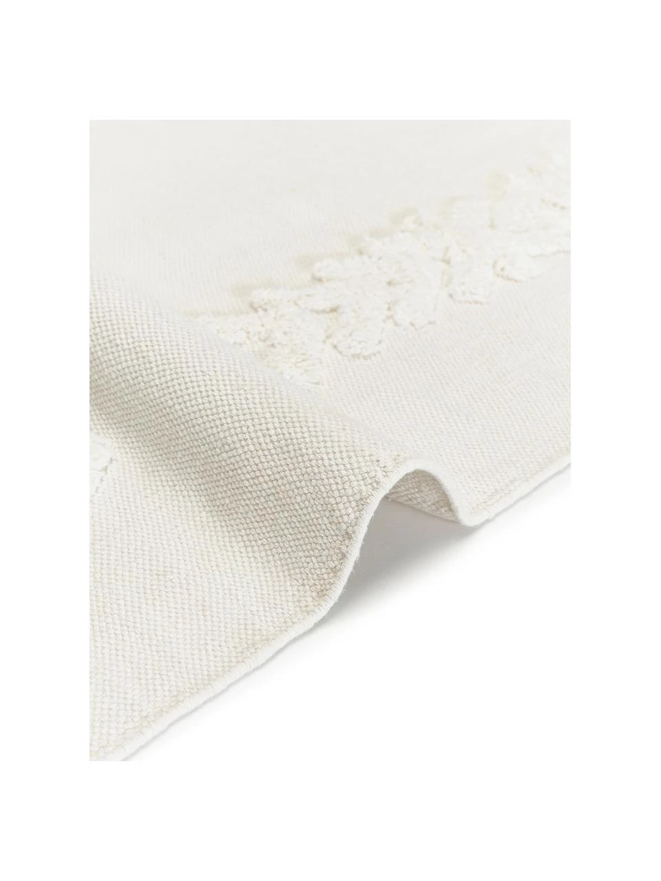 Westwing Collection Handgewebter Baumwollteppich Fenna mit Hoch-Tief-Struktur und Fransen, B 80 x L 150 cm (Größe XS) 7 Westwing Collection Handgewebter Baumwollteppich Fenna mit Hoch-Tief-Struktur und Fransen, B 80 x L 150 cm (Größe XS) – Bild 5