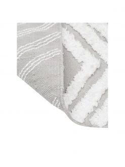 Westwing Collection Handgewebter Baumwollteppich Ziggy mit erhabener Hoch-Tief-Struktur, B 80 x L 150 cm (Größe XS) -Teppiche Verkaufsgeschäft Handgewebter Baumwollteppich Ziggy mit erhabener Hoch Tief Struktur 10