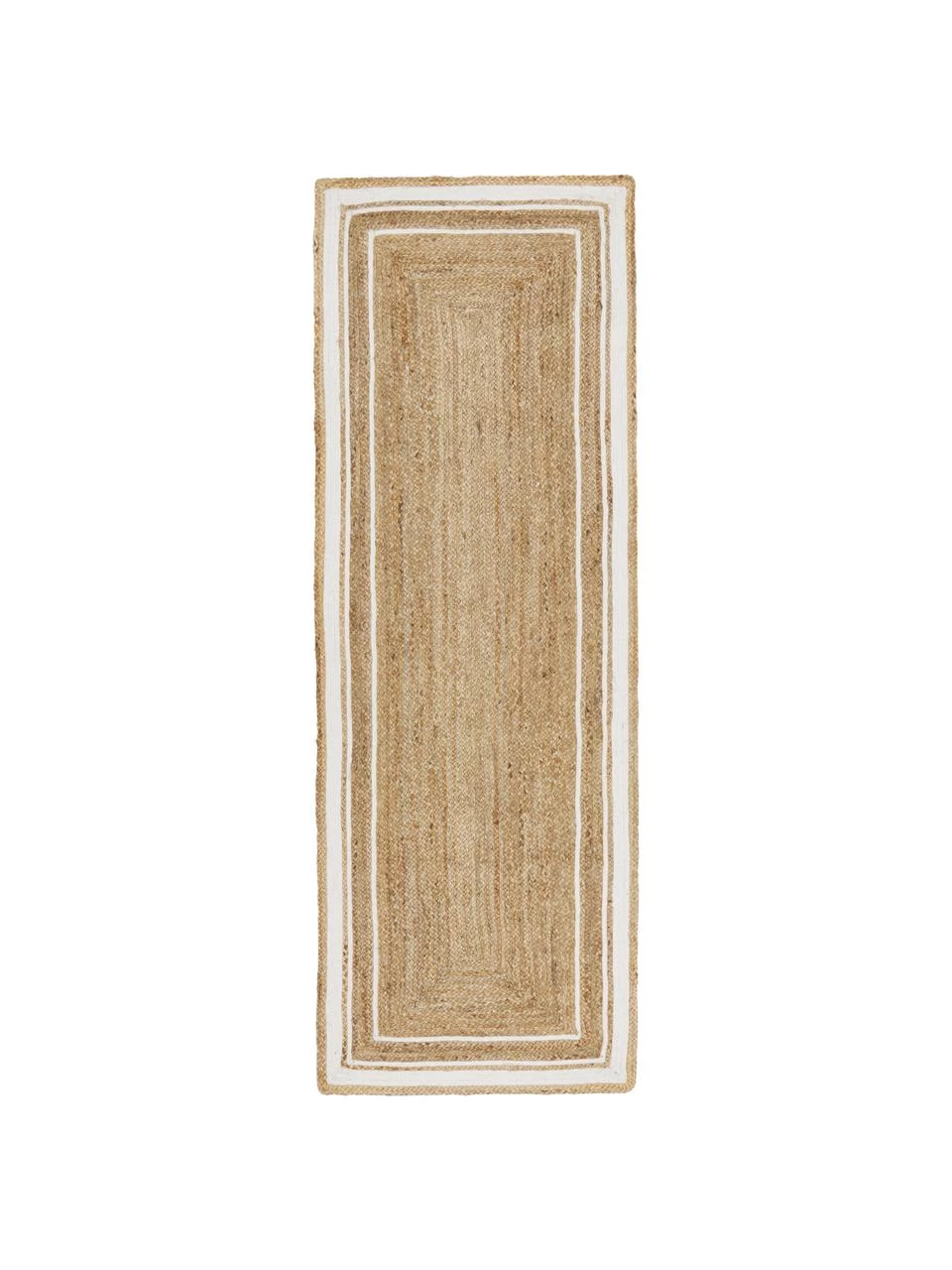 Westwing Collection Handgewebter Jute-Läufer Clover, B 80 x L 250 cm 3 Westwing Collection Handgewebter Jute-Läufer Clover, B 80 x L 250 cm