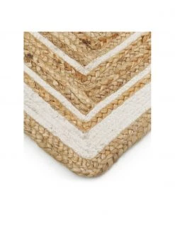 Westwing Collection Handgewebter Jute-Teppich Clover, B 80 x L 150 cm (Größe XS) -Teppiche Verkaufsgeschäft Handgewebter Jute Teppich Clover 4