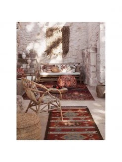 Benuta Handgewebter Kelimläufer Zohra aus Wolle, B 80 x L 200 cm -Teppiche Verkaufsgeschäft Handgewebter Kelimlaufer Zohra aus Wolle 4