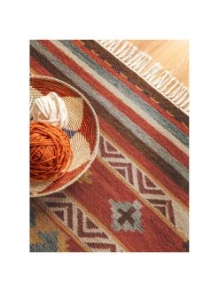 Benuta Handgewebter Kelimteppich Zohra aus Wolle, B 120 x L 170 cm (Größe S) -Teppiche Verkaufsgeschäft Handgewebter Kelimteppich Zohra aus Wolle 4