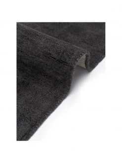 Westwing Collection Handgewebter Viskosel&auml;ufer Jane in Anthrazit-Schwarz, B 80 x L 200 cm -Teppiche Verkaufsgeschäft Handgewebter Viskoselaufer Jane in Anthrazit Schwarz 5