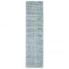 Westwing Collection Handgewebter Viskoseläufer Jane in Eisblau, B 80 x L 300 cm -Teppiche Verkaufsgeschäft Handgewebter Viskoselaufer Jane in Eisblau