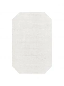 Westwing Collection Handgewebter Viskoseteppich Jane Diamond in Elfenbeinfarben, B 120 x L 180 cm (Größe S)