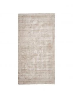 Westwing Collection Handgewebter Viskoseteppich Jane in Beige, B 80 x L 150 cm (Größe XS)