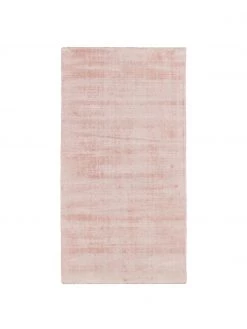 Westwing Collection Handgewebter Viskoseteppich Jane in Rosa, B 80 x L 150 cm (Größe XS)