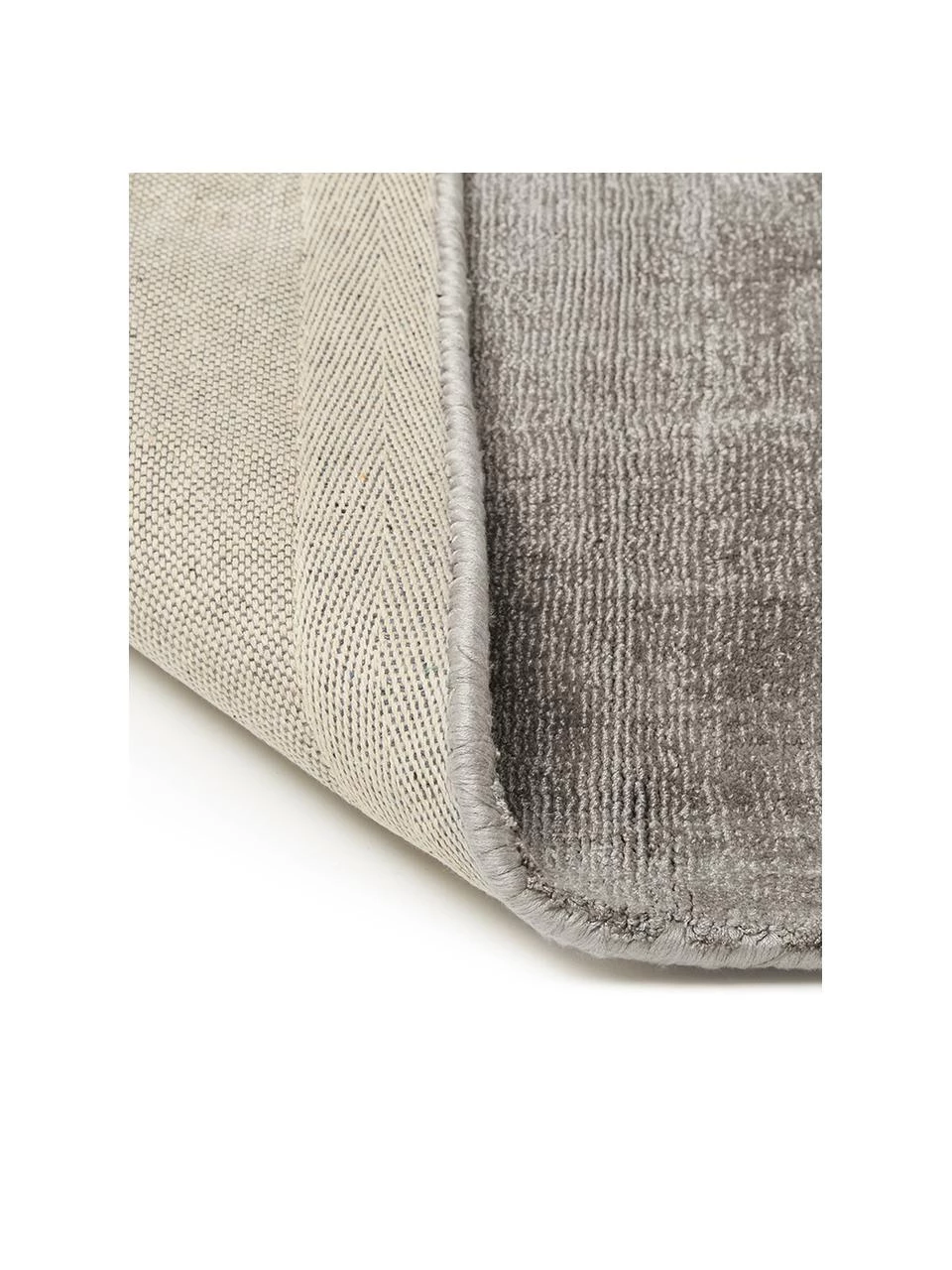 Westwing Collection Handgewebter Viskoseteppich Jane in Taupe, B 80 x L 150 cm (Größe XS) 7 Westwing Collection Handgewebter Viskoseteppich Jane in Taupe, B 80 x L 150 cm (Größe XS) – Bild 5