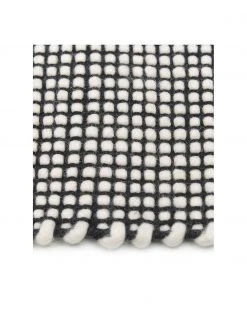 Westwing Collection Handgewebter Wolll&auml;ufer Amaro in Schwarz/Creme, B 80 x L 250 cm -Teppiche Verkaufsgeschäft Handgewebter Wolllaufer Amaro in SchwarzCreme 3