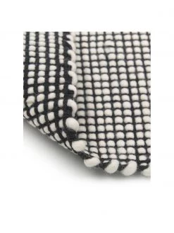 Westwing Collection Handgewebter Wolll&auml;ufer Amaro in Schwarz/Creme, B 80 x L 250 cm -Teppiche Verkaufsgeschäft Handgewebter Wolllaufer Amaro in SchwarzCreme 4