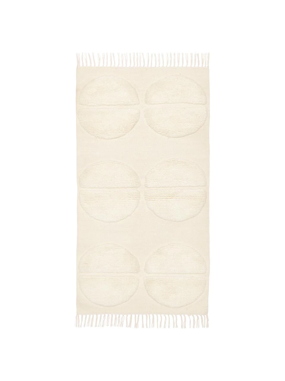 Westwing Collection Handgewebter Wollteppich Anica mit Hoch-Tief-Effekt in Beige, B 80 x L 150 cm (Größe XS) 3 Westwing Collection Handgewebter Wollteppich Anica mit Hoch-Tief-Effekt in Beige, B 80 x L 150 cm (Größe XS)