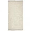 Linie Design Handgewebter Wollteppich Asko in Creme/Hellgrau, meliert, B 70 x L 140 cm (Größe XS) -Teppiche Verkaufsgeschäft Handgewebter Wollteppich Asko in CremeHellgrau meliert