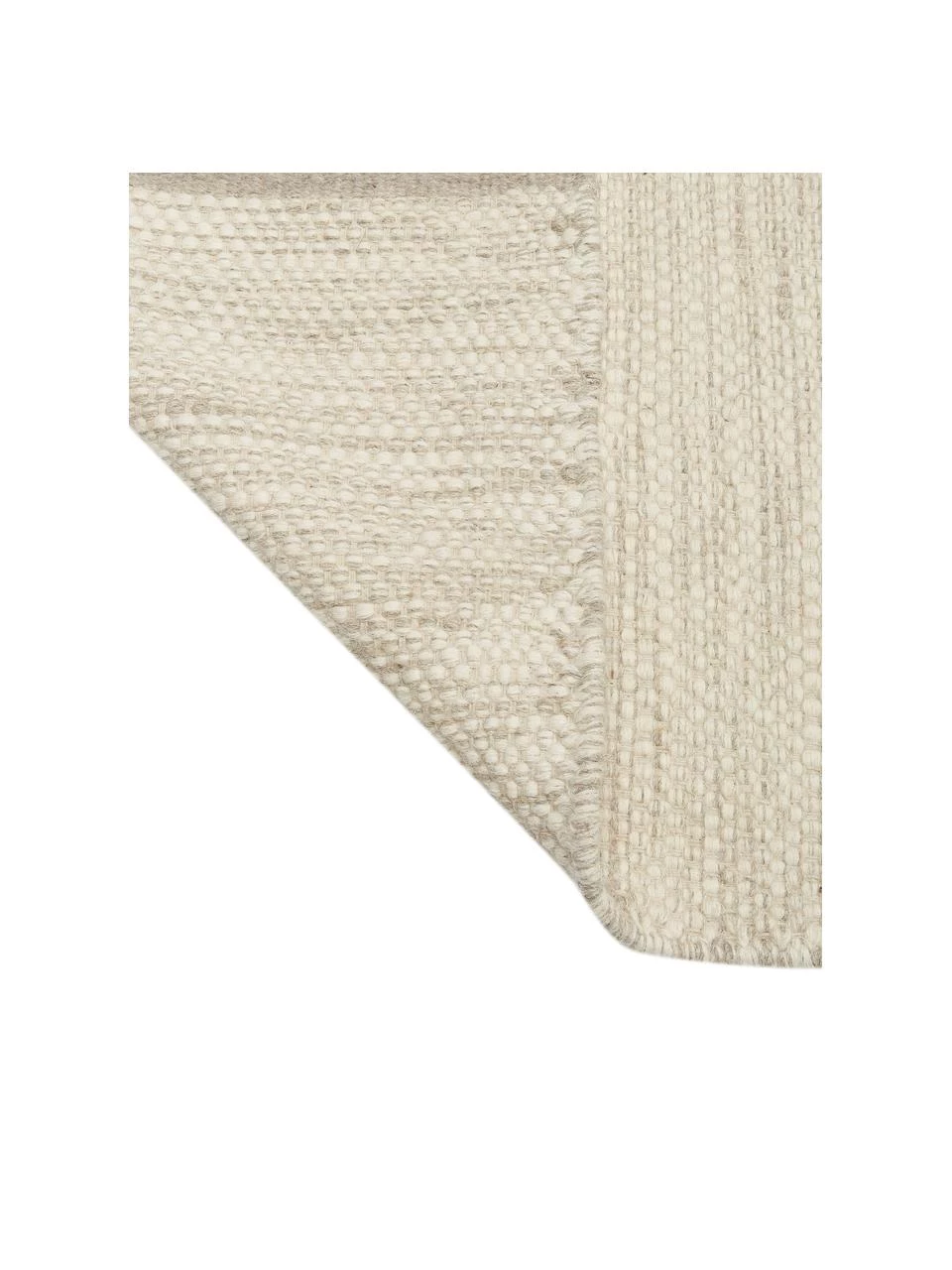 Linie Design Handgewebter Wollteppich Asko in Creme/Hellgrau, meliert, B 70 x L 140 cm (Größe XS) 7 Linie Design Handgewebter Wollteppich Asko in Creme/Hellgrau, meliert, B 70 x L 140 cm (Größe XS) – Bild 5