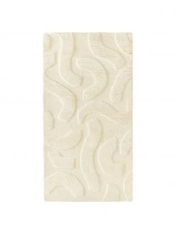 Westwing Collection Handgewebter Wollteppich Clio mit Hoch-Tief-Struktur, B 80 x L 150 cm (Größe XS)