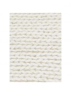 Benuta Handgewebter Wollteppich Uno in Creme mit geflochtener Struktur, B 120 x L 170 cm (Größe S) -Teppiche Verkaufsgeschäft Handgewebter Wollteppich Uno in Creme mit geflochtener Struktur 4
