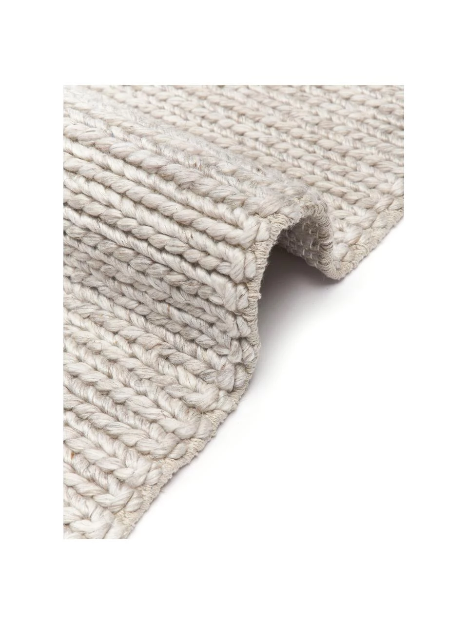 Benuta Handgewebter Wollteppich Uno in Taupe mit geflochtener Struktur, B 120 x L 170 cm (Größe S) 8 Benuta Handgewebter Wollteppich Uno in Taupe mit geflochtener Struktur, B 120 x L 170 cm (Größe S) – Bild 6