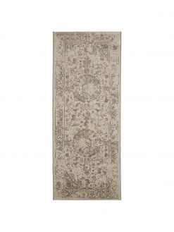 Westwing Collection In- & Outdoor-Läufer Zadie im Vintage Style in Beige, B 80 x L 200 cm