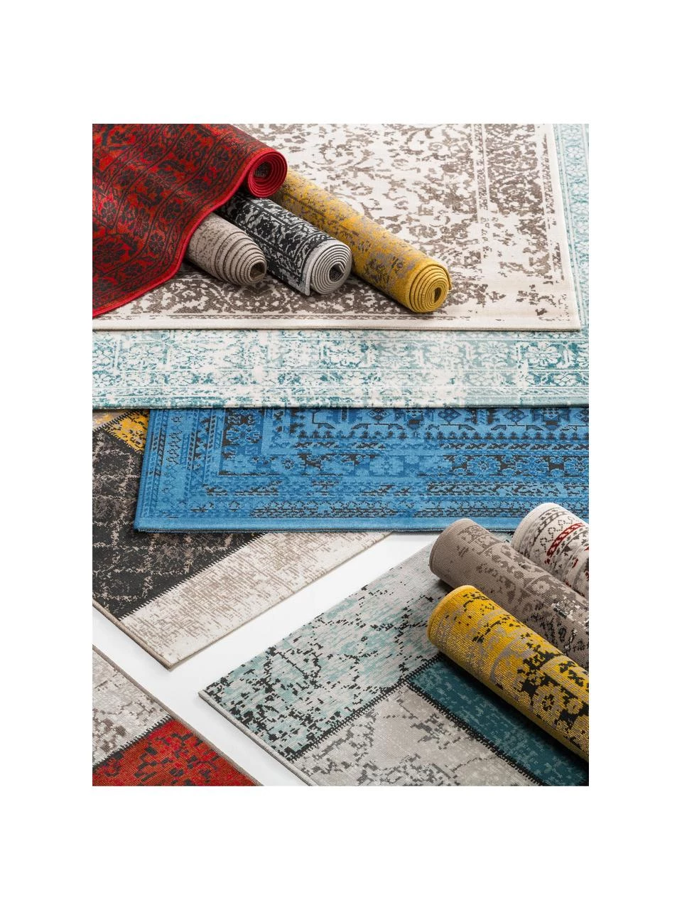 Benuta In- & Outdoor-Teppich Antique im Vintage Style, B 80 x L 150 cm (Größe XS) 4 Benuta In- & Outdoor-Teppich Antique im Vintage Style, B 80 x L 150 cm (Größe XS) – Bild 2