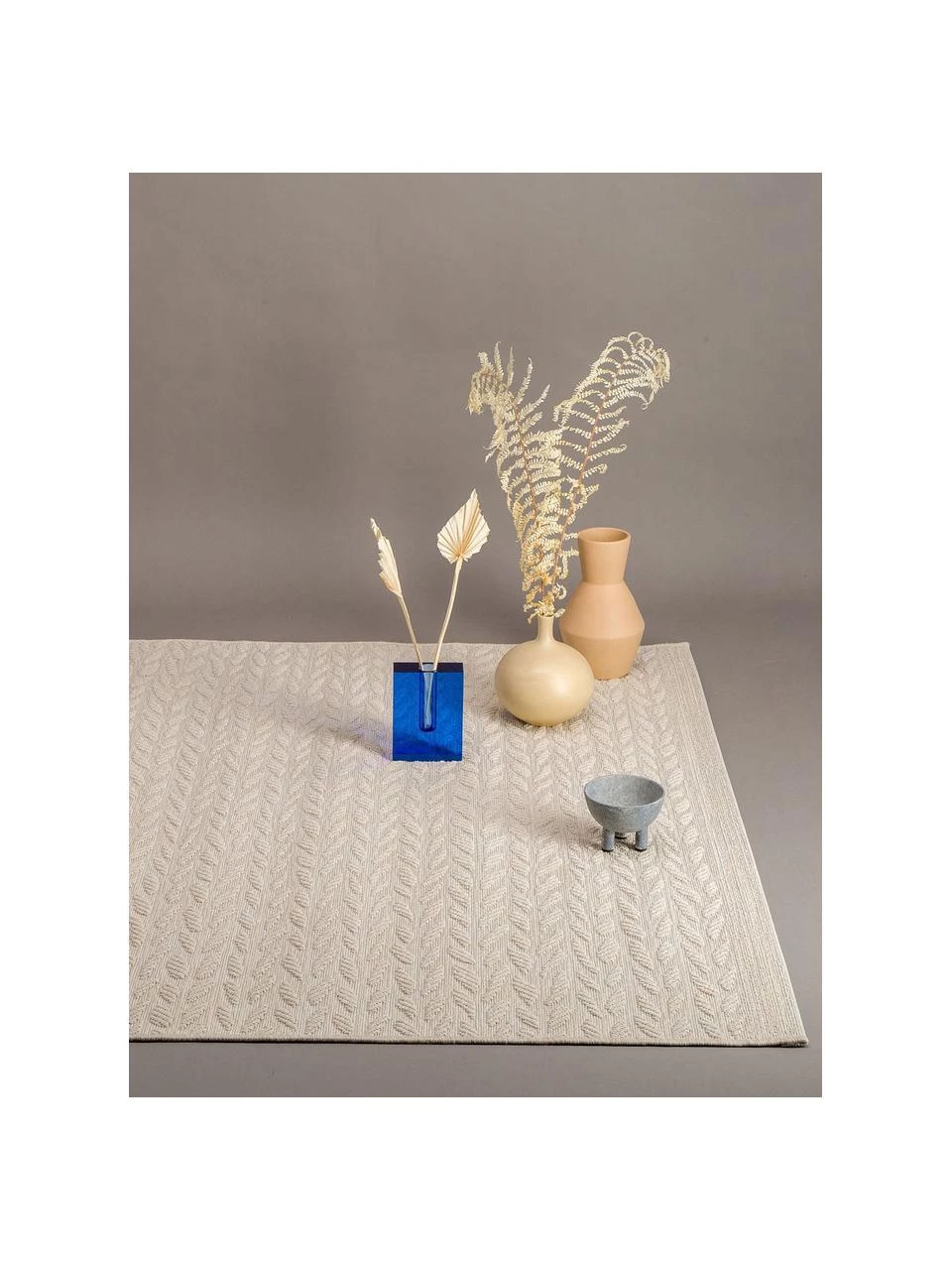 In- & Outdoor-Teppich Braided mit Blattmuster, B 120 x L 170 cm (Größe S) 4 In- & Outdoor-Teppich Braided mit Blattmuster, B 120 x L 170 cm (Größe S) – Bild 2