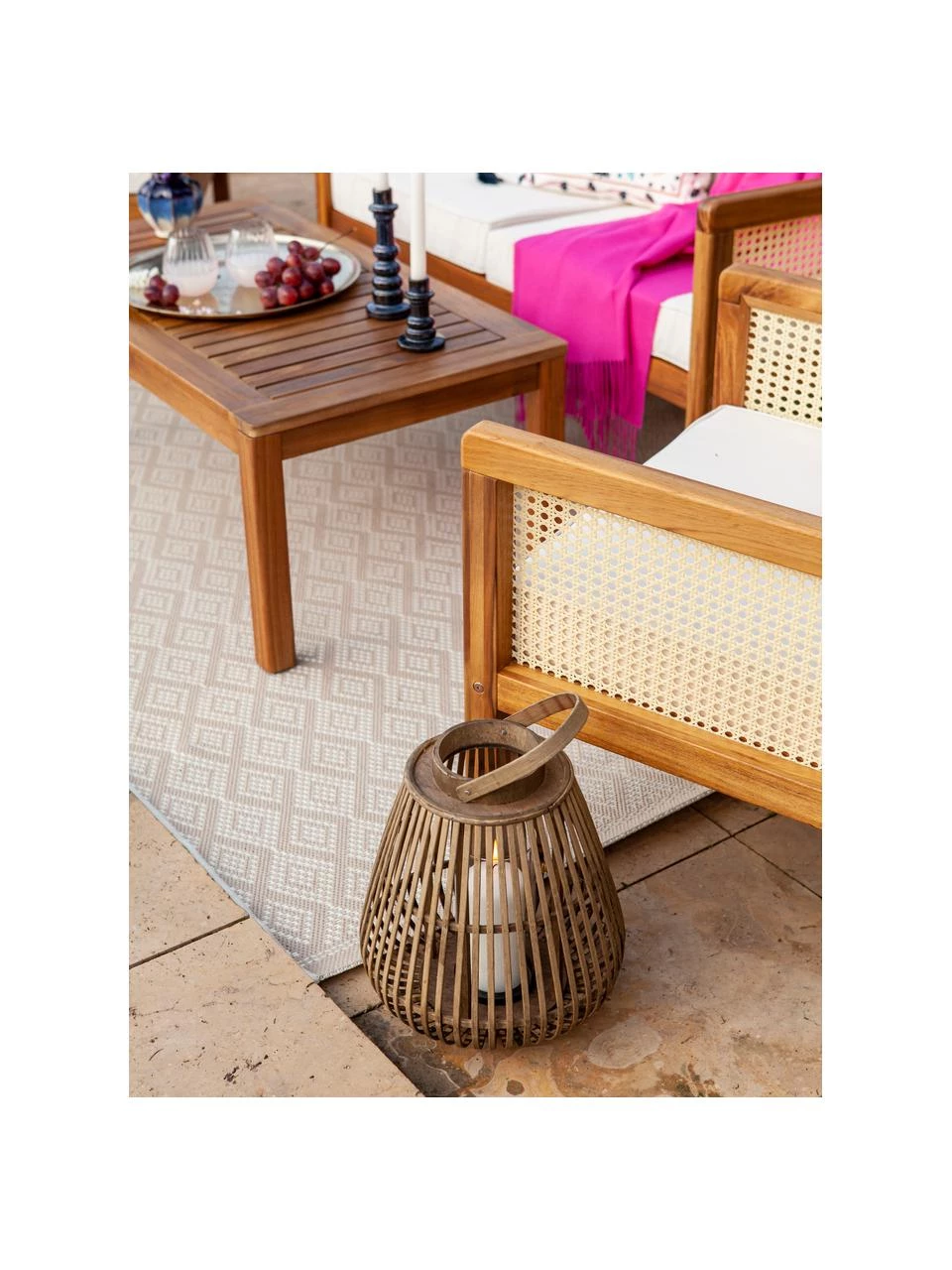 Westwing Collection In- & Outdoor-Teppich Capri in Beige/Creme, B 80 x L 150 cm (Größe XS) 4 Westwing Collection In- & Outdoor-Teppich Capri in Beige/Creme, B 80 x L 150 cm (Größe XS) – Bild 2