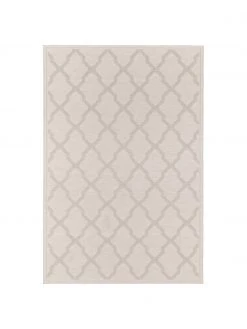 Freundin Home Collection In- & Outdoor-Teppich Heaven in geknüpfter Makramee-Optik, Creme, B 80 x L 150 cm (Größe XS)