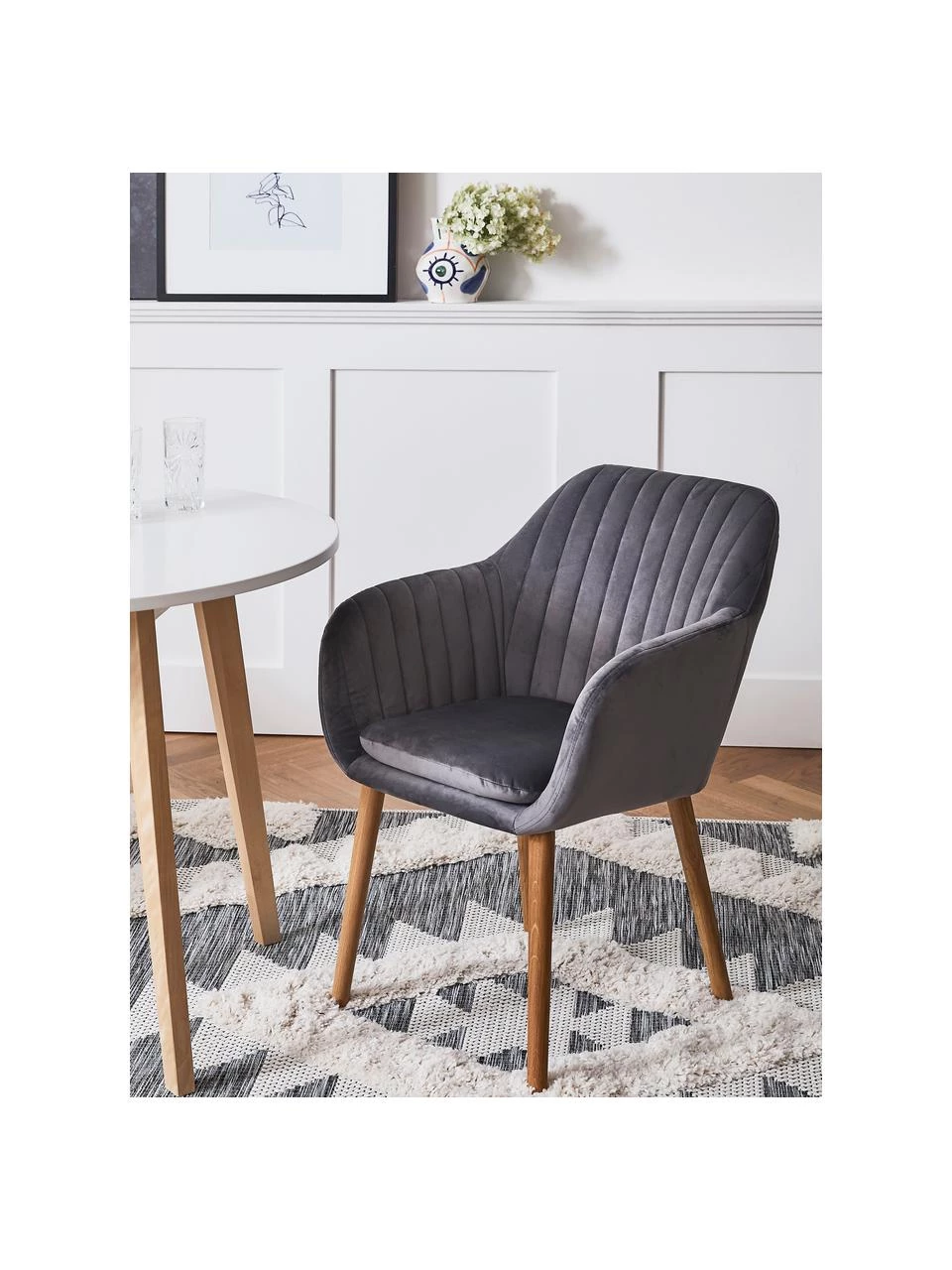 In- & Outdoor-Teppich Tiddas mit Hoch-Tief-Effekt in Grau-Creme, B 80 x L 150 cm (Größe XS) 4 In- & Outdoor-Teppich Tiddas mit Hoch-Tief-Effekt in Grau-Creme, B 80 x L 150 cm (Größe XS) – Bild 2