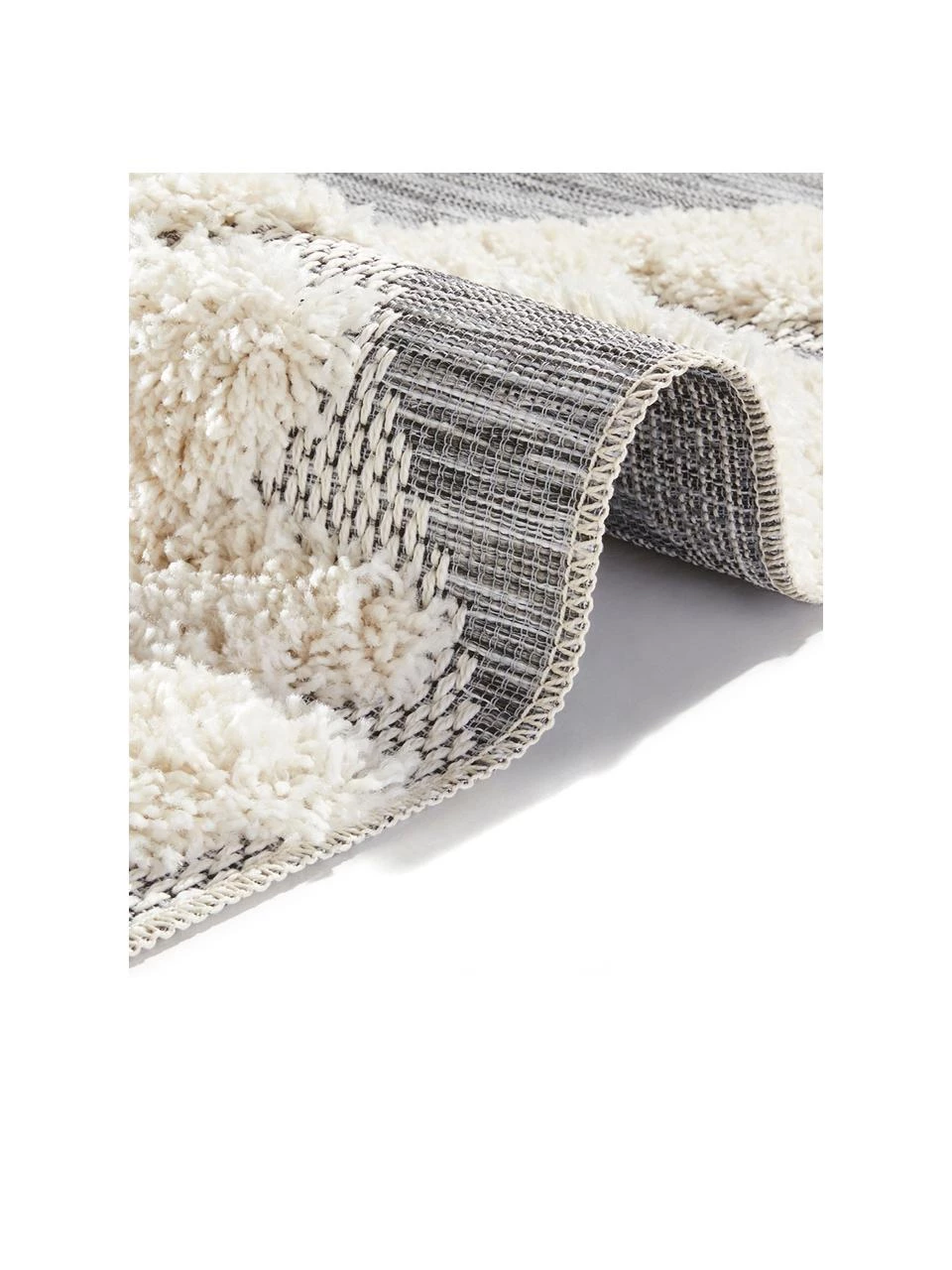 In- & Outdoor-Teppich Tiddas mit Hoch-Tief-Effekt in Grau-Creme, B 80 x L 150 cm (Größe XS) 6 In- & Outdoor-Teppich Tiddas mit Hoch-Tief-Effekt in Grau-Creme, B 80 x L 150 cm (Größe XS) – Bild 4