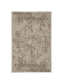 Westwing Collection In- & Outdoor-Teppich Zadie im Vintage Style in Beige, B 200 x L 300 cm (Größe L)