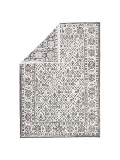 In- & Outdoor-Wendeteppich Curacao im Vintage Style, Grau/Creme, B 160 x L 230 cm (Größe M)