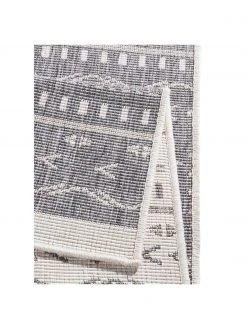 In- und Outdoor-Wendeläufer Kuba in Grau/Creme, B 80 x L 250 cm -Teppiche Verkaufsgeschäft In und Outdoor Wendelaufer Kuba in GrauCreme 4