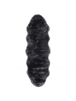 Westwing Collection Kunstfell-Teppich Mathilde, glatt, B 60 x L 180 cm