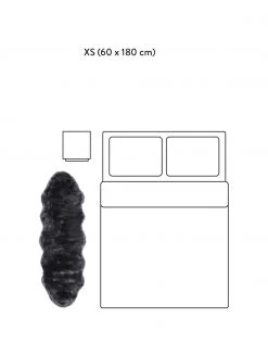 Westwing Collection Kunstfell-Teppich Mathilde, glatt, B 60 x L 180 cm -Teppiche Verkaufsgeschäft Kunstfell Teppich Mathilde glatt 17