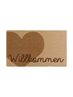 Polyamid-Fußmatte Heart, B 50 x L 70 cm