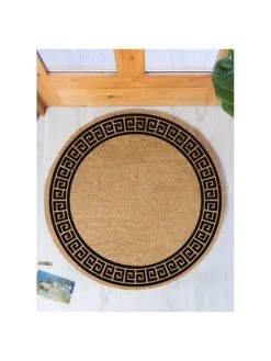Runde Fußmatte Greek Border, Ø 70 cm 11 Runde Fußmatte Greek Border, Ø 70 cm -Teppiche Verkaufsgeschäft Runde Fussmatte Greek Border 4