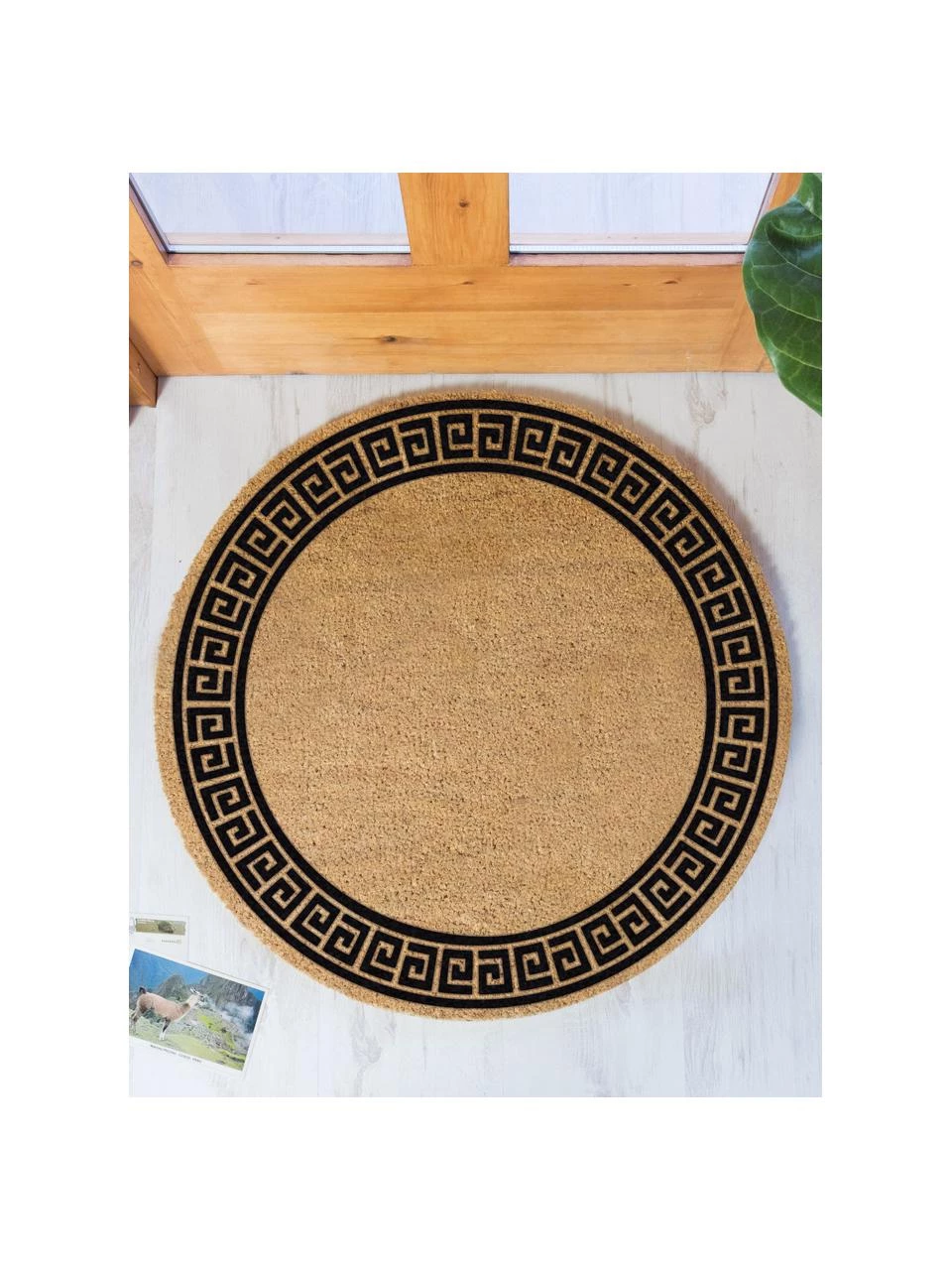 Runde Fußmatte Greek Border, Ø 70 cm 7 Runde Fußmatte Greek Border, Ø 70 cm – Bild 5