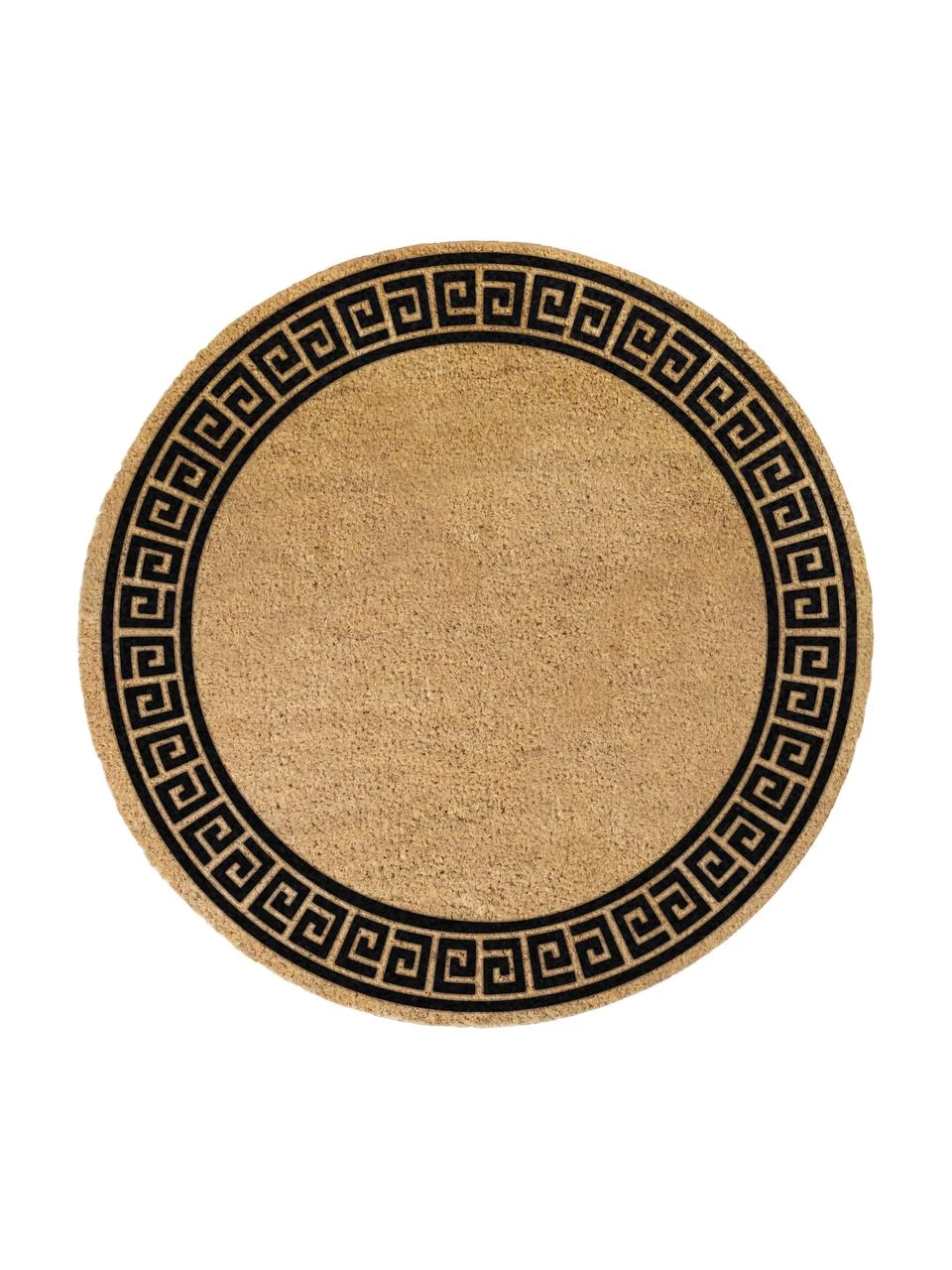 Runde Fußmatte Greek Border, Ø 70 cm 3 Runde Fußmatte Greek Border, Ø 70 cm