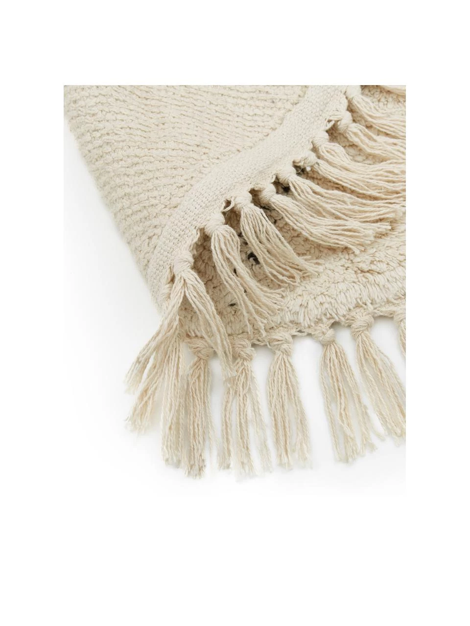 Westwing Collection Runder Baumwollteppich Bina mit Rautenmuster, handgetuftet, Ø 110 cm (Größe S) 7 Westwing Collection Runder Baumwollteppich Bina mit Rautenmuster, handgetuftet, Ø 110 cm (Größe S) – Bild 5