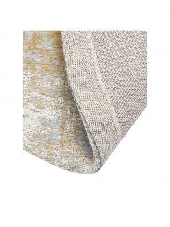 Westwing Collection Runder Baumwollteppich Luise im Vintage Style, handgewebt, Ø 120 cm (Größe S) -Teppiche Verkaufsgeschäft Runder Baumwollteppich Luise im Vintage Style handgewebt 4