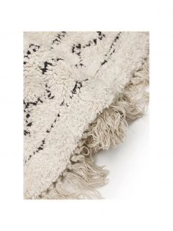 Westwing Collection Runder Boho-Baumwollteppich Fionn mit Fransen, handgetuftet, Ø 120 cm (Größe S) -Teppiche Verkaufsgeschäft Runder Boho Baumwollteppich Fionn mit Fransen handgetuftet 5