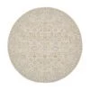 Westwing Collection Runder Chenilleteppich Loire im Vintage Style, handgewebt, Ø 120 cm (Größe S)