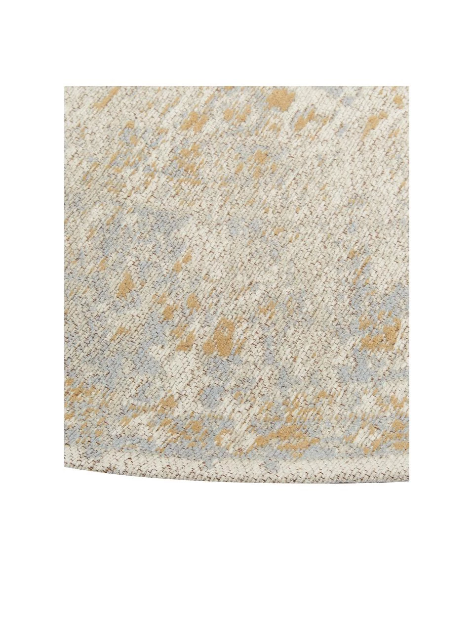 Westwing Collection Runder Chenilleteppich Loire im Vintage Style, handgewebt, Ø 120 cm (Größe S) 5 Westwing Collection Runder Chenilleteppich Loire im Vintage Style, handgewebt, Ø 120 cm (Größe S) – Bild 3