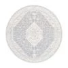 Westwing Collection Runder Chenilleteppich Neapel im Vintage Style, handgewebt, Ø 120 cm (Größe S) -Teppiche Verkaufsgeschäft Runder Chenilleteppich Neapel im Vintage Style handgewebt
