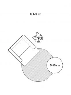 Westwing Collection Runder Chenilleteppich Neapel im Vintage Style, handgewebt, Ø 120 cm (Größe S) -Teppiche Verkaufsgeschäft Runder Chenilleteppich Neapel im Vintage Style handgewebt 5